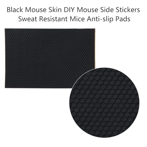 Black Skin Mäuse Anti Rutsch Grip Klebeband Version Für Gaming Maus Upgrade Feuchtigkeits Dochte Einfach Zu Verwenden 68x98mm Bild 3