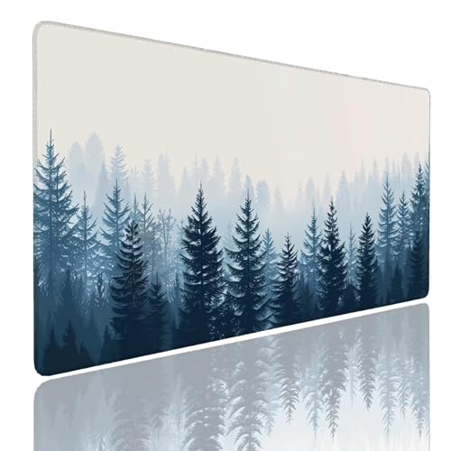 Mauspad XXL 1400x800x4mm Wasserdicht Schreibtischunterlage rutschfeste Speed Gaming Mousepad Plants (6) Groß Desk Mouse Mat Maus Pad, Schreibtisch Unterlage Deko für PC, MacBook, Laptop, Home Office Bild 1