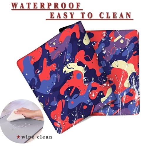 Mauspad XXL 1400x800x4mm Wasserdicht Schreibtischunterlage rutschfeste Speed Gaming Mousepad Purple (14) Groß Desk Mouse Mat Maus Pad, Schreibtisch Unterlage Deko für PC, MacBook, Laptop, Home Office Bild 2