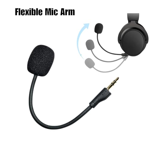 Ersatz Gaming Mikrofonarm für G PRO/G PRO X Ersatz Headset Mikrofon mit 3,5mm Klinkenstecker Geräuschunterdrückung und Vergoldetem 3,5 mm Stecker Bild 4