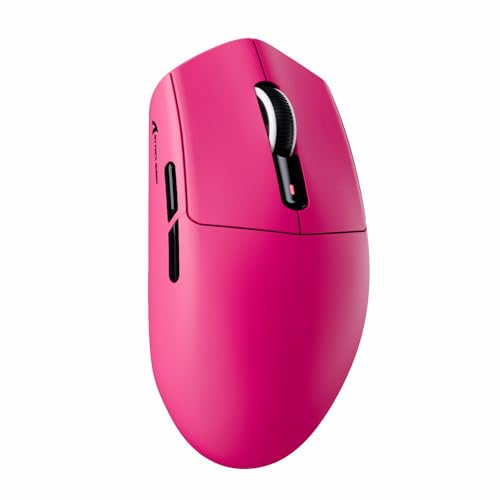 ATTACK SHARK G3 Kabellose Gaming-Maus, 25000 DPI, PAW3311-Sensor, 59g Superlight G305 Gamer-Mäuse, 80 Millionen Klicks, 500-mAh-Akku, Bluetooth/2.4G/Kabelgebundene, Für Win 11/PC/Mac, Beerenrot Bild 1