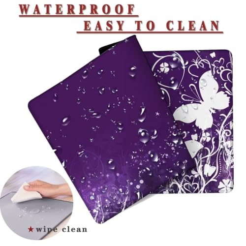 Mauspad XXL 1400x800x4mm Wasserdicht Schreibtischunterlage rutschfeste Speed Gaming Mousepad Purple (7) Groß Desk Mouse Mat Maus Pad, Schreibtisch Unterlage Deko für PC, MacBook, Laptop, Home Office Bild 2