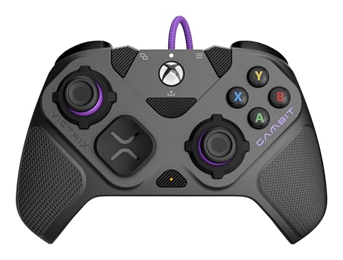 Turtle Beach Victrix Gambit Prime Wired Tournament Controller für Xbox Series X, S, Xbox One und PC - Offiziell lizenziert von Xbox, austauschbare Daumen-Sticks, zuweisbare Tasten Bild 2