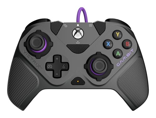 Turtle Beach Victrix Gambit Prime Wired Tournament Controller für Xbox Series X, S, Xbox One und PC - Offiziell lizenziert von Xbox, austauschbare Daumen-Sticks, zuweisbare Tasten Bild 3