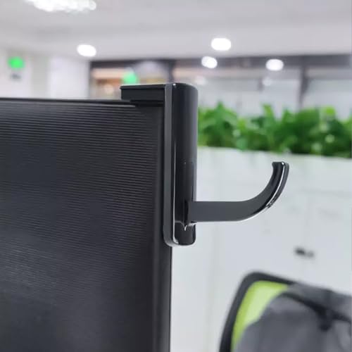 Kopfhörerständer, Headset-Ständer, Kopfhörer-Haken-Halterung, Ohr-Kopfhörer-Halter, PC-Gaming-Headset-Halter, Clip-Organizer, Schwarz Bild 2