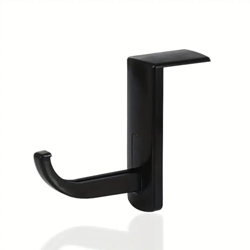 Kopfhörerständer, Headset-Ständer, Kopfhörer-Haken-Halterung, Ohr-Kopfhörer-Halter, PC-Gaming-Headset-Halter, Clip-Organizer, Schwarz Bild 6