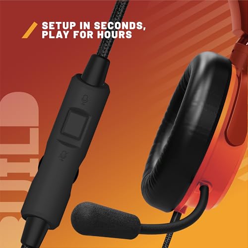 STEALTH C6-100 Gaming-Headset STRIKE – Rot, Multiplattform-kompatibel mit Xbox, PS, Switch, PC, Handy und Tablet Bild 7