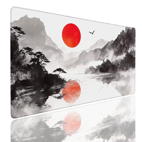 Mauspad XXL 1400x800x4mm Wasserdicht Schreibtischunterlage rutschfeste Speed Gaming Mousepad Rectangle (7) Groß Desk Mouse Mat Maus Pad, Schreibtisch Unterlage Deko für PC, Laptop, Home Office Bild 1