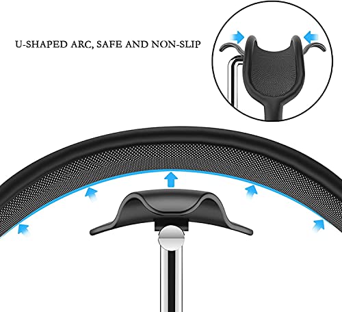 Kopfhörerständer， Kopfhörerhalter, Headset-Halter, Headset-Ständer, Desktop-Ständer – Gaming-Headset-Halter, Kopfhörerständer mit Metallhalterung(Gris) Bild 4