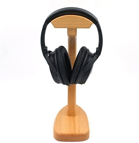 Kopfhörerständer， Kopfhörer-Aufhänger, Headset-Halter, Headset-Ständer, Holz-Kopfhörerständer, kreative Display-Halterung, Headset-Kopfhörerhalter, platzsparend(Beech) Bild 3