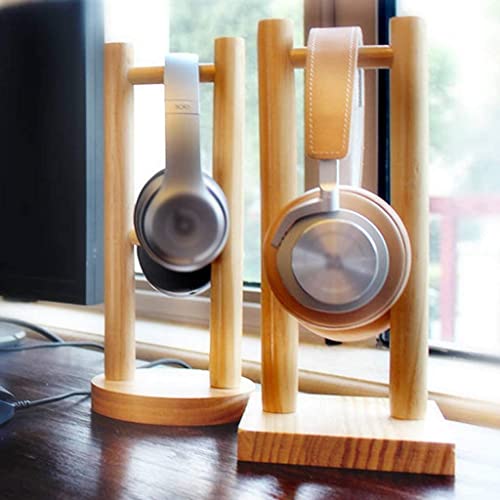 Kopfhörerständer， Kopfhörer-Aufhänger, Headset-Halter, Headset-Ständer, Kopfhörer-Ständer, Holz-Kopfhörer-Displayhalter, Ständerrahmen for On-Ear-Over-Ear(Round) Bild 5