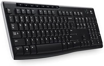 Logitech M705 Marathon Kabellose Maus, 2,4 GHz mit USB-Unifying-Empfänger, 1000 DPI, 5 programmierbare Tasten K270 Tastatur Bild 2