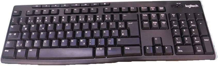 Logitech M705 Marathon Kabellose Maus, 2,4 GHz mit USB-Unifying-Empfänger, 1000 DPI, 5 programmierbare Tasten K270 Tastatur Bild 3