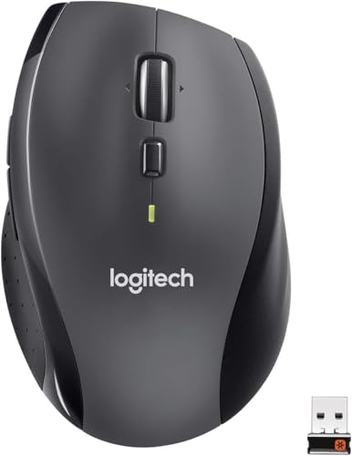 Logitech M705 Marathon Kabellose Maus, 2,4 GHz mit USB-Unifying-Empfänger, 1000 DPI, 5 programmierbare Tasten K270 Tastatur Bild 6