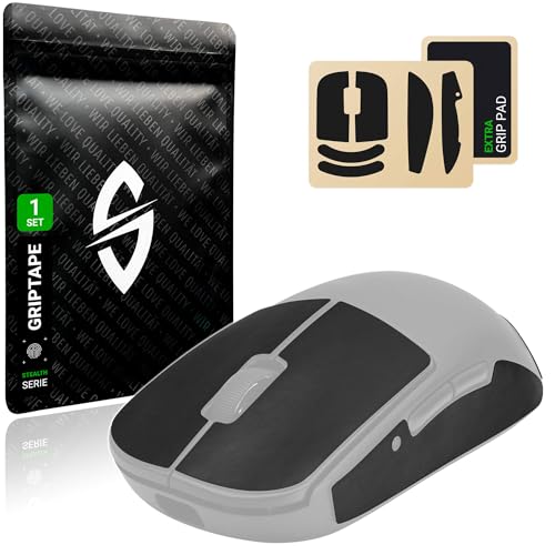 SensoryBoost Maus Grip Tape – kompatibel mit Pulsar X2H Medium (inkl. Zuschnitt-Pad) Schweißabsorbierend, extrem rutschfest & Ultradünn (0,5 mm) – Rückstandsfrei – Gaming Zubehör Bild 1