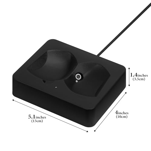 GEEKRIA Kopfhörer-Ladeständer, kompatibel mit Sony WH-1000XM6 / 1000XM5, 3D-gedrucktes Kunstharz-Magnetdock, Gaming-Headset-Basis (Schwarz) Bild 5