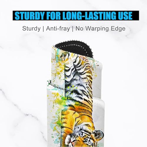 Gaming Mauspad Tiger Mauspad XXL 1600x800x3mm Mousepad Niedlich Schreibtischunterlage Verbessert Präzision und Geschwindigkeit mit Anti Rutsch Basis, Wasserdicht Desk Mat für Tastatur und Maus Y8-349 Bild 4