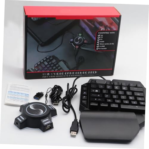 SHINEOFI Gaming-Controller-Adapter Für Maus Und Tastatur Kompatibles Zubehör Für Spielkonsolen Tragbar Und Einfach Zu Bedienen Bild 4