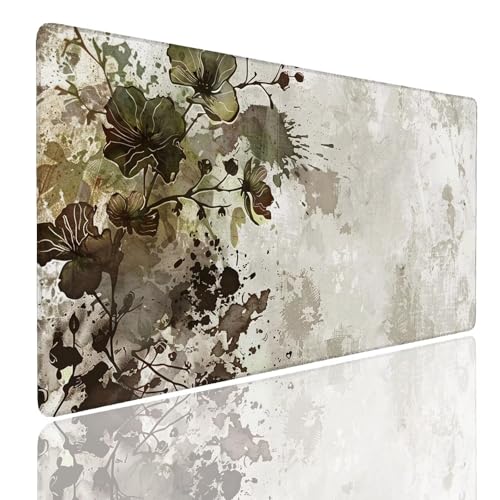 Mauspad XXL 1400x800x4mm Wasserdicht Schreibtischunterlage rutschfeste Speed Gaming Mousepad Shabby (3) Groß Desk Mouse Mat Maus Pad, Schreibtisch Unterlage Deko für PC, MacBook, Laptop, Home Office Bild 1