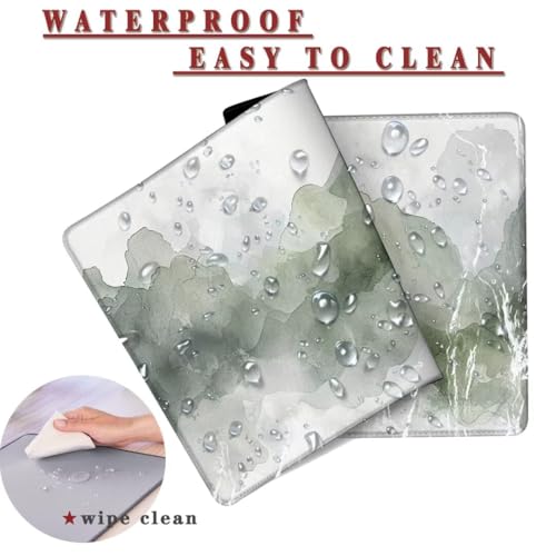 Mauspad XXL 1400x800x4mm Wasserdicht Schreibtischunterlage rutschfeste Speed Gaming Mousepad Shabby (1) Groß Desk Mouse Mat Maus Pad, Schreibtisch Unterlage Deko für PC, MacBook, Laptop, Home Office Bild 2