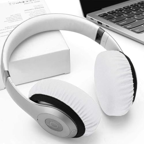 4 Stücke Kopfhörer Ohrpolster-6 Bis 7.5 cm, Headset Ohrpolster, Schweißschutz Für Fitnessstudio, Gaming Für Schützen Sie Das Headset(Weiß) Bild 6