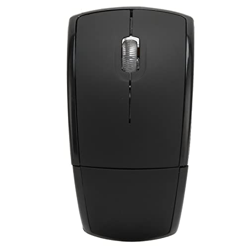 Tragbare, Kompakte, Zusammenklappbare Kabellose Maus 2,4 G, 1600 DPI, Matte Büro-Gaming-Maus mit1 (Schwarz) Bild 2