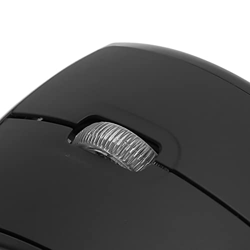 Tragbare, Kompakte, Zusammenklappbare Kabellose Maus 2,4 G, 1600 DPI, Matte Büro-Gaming-Maus mit1 (Schwarz) Bild 4