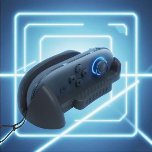 1 Paar Maus Controller für Switch 2, Gaming Controller Griff, Ergonomischer Maus Schutzständer, Verschleißfester Rutschfester Griff (schwarz) Bild 3