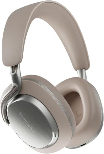 Bowers & Wilkins Px8 S2 Kabellose Noise-Cancelling Kopfhörer mit Bluetooth, Schnellladefunktion, 30 Stunden hochauflösende Wiedergabe & Mikrofon - Warm Stone Bild 1
