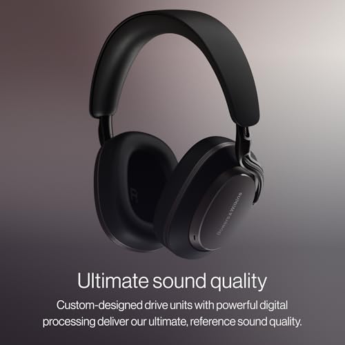 Bowers & Wilkins Px8 S2 Kabellose Noise-Cancelling Kopfhörer mit Bluetooth, Schnellladefunktion, 30 Stunden hochauflösende Wiedergabe & Mikrofon - Warm Stone Bild 2