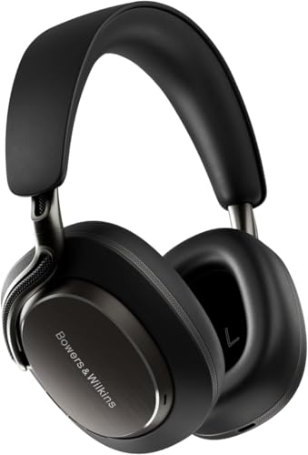 Bowers & Wilkins Px8 S2 Kabellose Noise-Cancelling Kopfhörer mit Bluetooth Audio, Schnellladefunktion, 30 Stunden hochauflösende Wiedergabe & Mikrofon - Onyx Schwarz Bild 1
