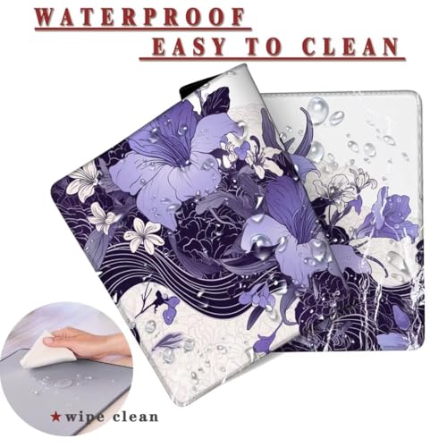 Mauspad XXL 900x600x4mm Wasserdicht Schreibtischunterlage rutschfeste Speed Gaming Mousepad Square (10) Groß Desk Mouse Mat Maus Pad, Schreibtisch Unterlage Deko für PC, MacBook, Laptop, Home Office Bild 2