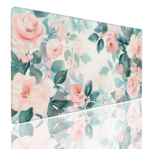 Mauspad XXL 1400x800x4mm Wasserdicht Schreibtischunterlage rutschfeste Speed Gaming Mousepad Spring (3) Groß Desk Mouse Mat Maus Pad, Schreibtisch Unterlage Deko für PC, MacBook, Laptop, Home Office Bild 1