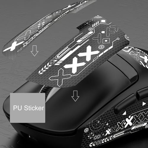 Kabellose Gaming Maus mit Tri-Mode 12000 DPI PU Sticker Wiederaufladbar PAW-3311 Sensor Lange Batterielebensdauer Bildschirm Anzeige für Laptop PC Computer Büro Zuhause Bild 2