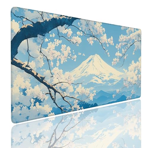 Mauspad XXL 900x600x4mm Wasserdicht Schreibtischunterlage rutschfeste Speed Gaming Mousepad Square (7) Groß Desk Mouse Mat Maus Pad, Schreibtisch Unterlage Deko für PC, MacBook, Laptop, Home Office Bild 1