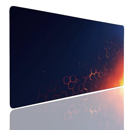 Mauspad XXL 900x600x4mm Wasserdicht Schreibtischunterlage rutschfeste Speed Gaming Mousepad Square (9) Groß Desk Mouse Mat Maus Pad, Schreibtisch Unterlage Deko für PC, MacBook, Laptop, Home Office Bild 1