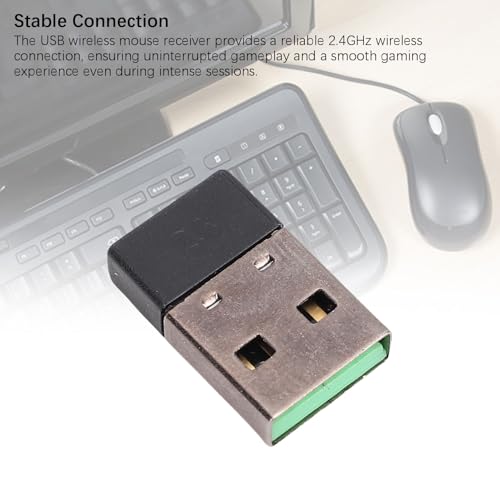 Bewinner V2 Pro Wireless Gaming Maus 2,4 GHz -Empfängeradapter, Plug & Play, Ultra Niedrige Latenz, Schnellantwortzeiten, Konnektivität, Anpassung für V2 Pro Wireless Maus Bild 2