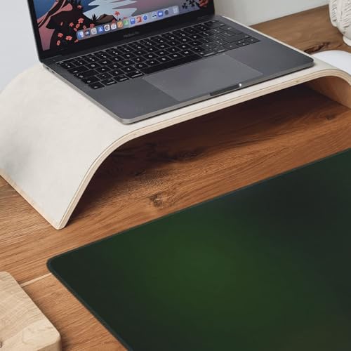 Großes Gaming-Mauspad, minimalistischer weißer Löwenzahn-Druck, Schreibtisch-Tastatur-Pad, rutschfeste Schreibtischunterlage für Desktop-Tastatur und Maus, Mauspad für Büro, Heimzubehör, 40,6 x 80,9 Bild 3