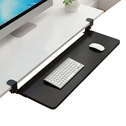 Ergonomische Schreibtisch-Armlehne mit herausziehbarer Tastaturablage, 24 kg Kapazität, Klemm-Tastatur und Maus, einfache Installation, ideal für Heimbüro und Gaming-Setup Bild 1