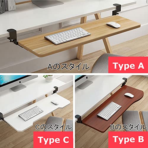 Ergonomische Schreibtisch-Armlehne mit herausziehbarer Tastaturablage, 24 kg Kapazität, Klemm-Tastatur und Maus, einfache Installation, ideal für Heimbüro und Gaming-Setup Bild 3