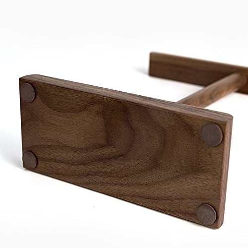 Doppel-Kopfhörerständer für Schreibtisch, Massivholz, Gaming-Headset-Halter, kreativer Display-Aufhänger, einfache Halterung für PC-Gaming-Zubehör Bild 3