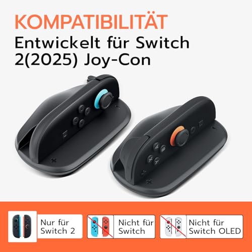 Mcbazel Joycon Ständer für Switch 2, Unterstützt Mausmodus-Controller Analoger Maus-Ständer Schutzhülle Gaming-Zubehör Anti-Kratz Controller Griff für Switch 2 2025 Bild 2