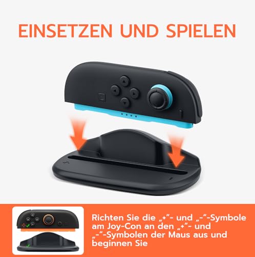 Mcbazel Joycon Ständer für Switch 2, Unterstützt Mausmodus-Controller Analoger Maus-Ständer Schutzhülle Gaming-Zubehör Anti-Kratz Controller Griff für Switch 2 2025 Bild 5