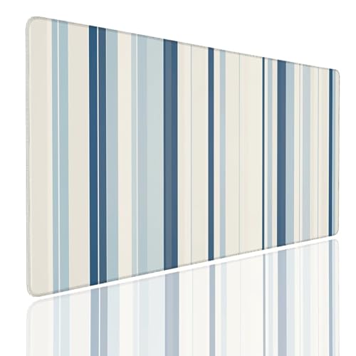 Mauspad XXL 900x500x4mm Wasserdicht Schreibtischunterlage rutschfeste Speed Gaming Mousepad Stripes (1) Groß Desk Mouse Mat Maus Pad, Schreibtisch Unterlage Deko für PC, MacBook, Laptop, Home Office Bild 1