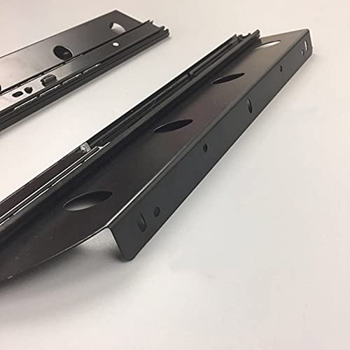 Einziehbare Tastaturablage unter dem Schreibtisch – schwarze Computertastaturschublade, Plattform mit Maus-Aufbewahrungsregal, platzsparende Tastaturverlängerung für Heimbüro und Gaming-Setup Bild 4