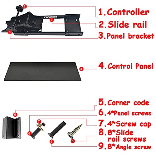 Verstellbares Tablett für Tastatur und Maus, ausziehbare Schublade mit Gel-Handgelenkpolster für Komfort, platzsparendes Design für Heimbüro und Gaming-Setup Bild 7