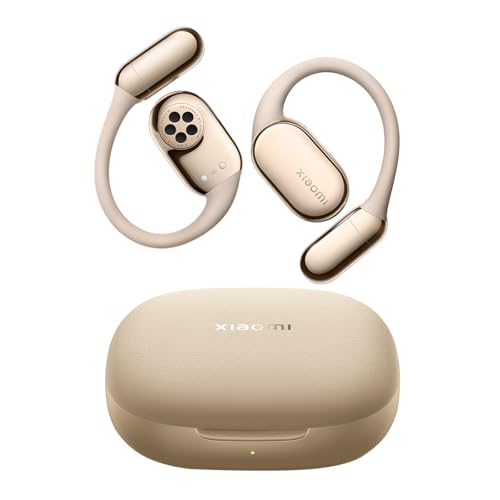 XIAOMI OpenWear Stereo Pro Gold, Open-Ear Kopfhörer, Ohrbügel Bluetooth Headset, Bequemer und Stabiler Sitz, 45 Stunden Akkulaufzeit, Wasserdicht IP54, Mehrfachtreiber, Hi-Res HiFi Audio Bild 1