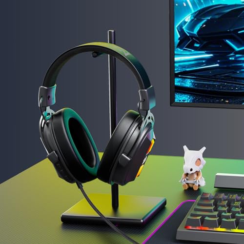 Redragon H375 Kabelgebundenes Gaming-Headset, 53-mm-Treiber, 7.1-Surround-Sound, abnehmbares Mikrofon mit Geräuschunterdrückung, USB-Computer-Headset mit RGB, leichtes Design für PC/Laptop/PS4 Bild 6