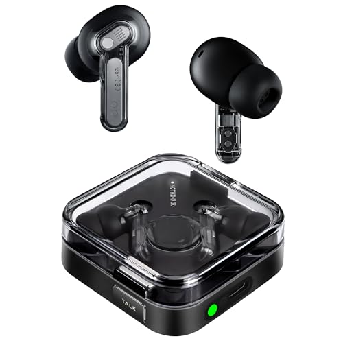 Nothing Ear (3) Kabellose In-Ear Kopfhörer, Adaptive Geräuschunterdrückung, LDAC Hi-Res Audio, Super Mic, IP54, Schnellladen, Bis zu 22 Std. Akkulaufzeit, Kompatibel mit Android & iOS – Schwarz Bild 1