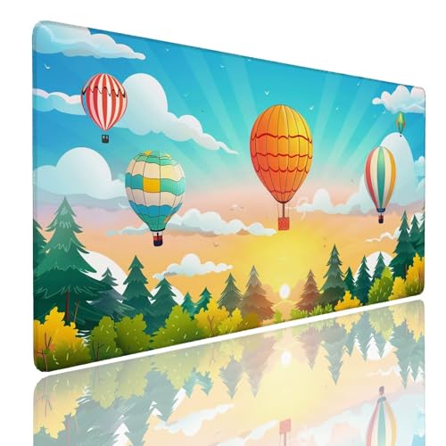 Mauspad XXL 900x500x4mm Wasserdicht Schreibtischunterlage rutschfeste Speed Gaming Mousepad Sunset (2) Groß Desk Mouse Mat Maus Pad, Schreibtisch Unterlage Deko für PC, MacBook, Laptop, Home Office Bild 1